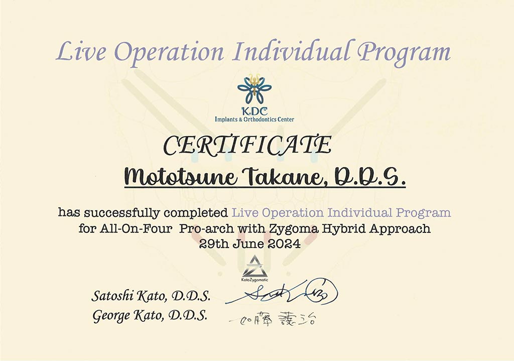 Live Operation Individual Program　修了